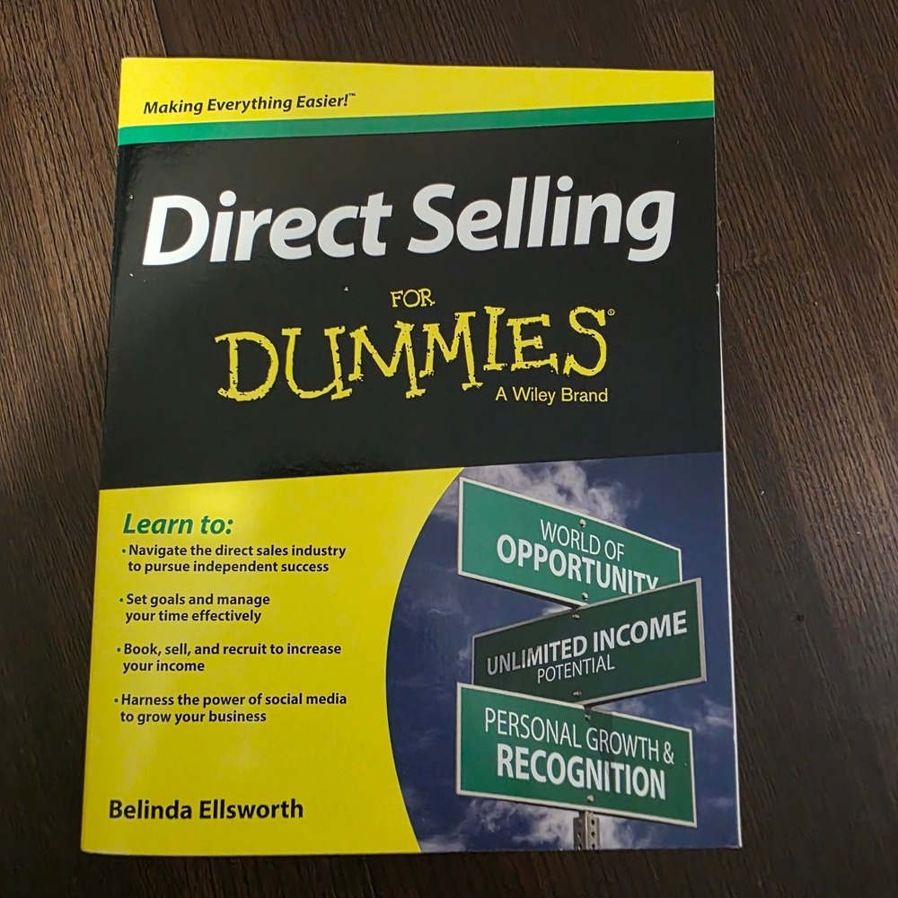 Direct Selling For Dummies & Workbook Set Belinda Ellsworth Business Marketing